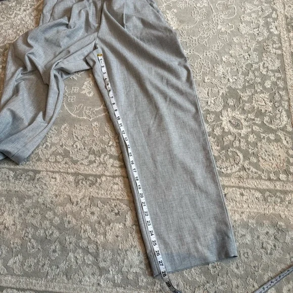 Abercrombie & Fitch Women Gray Dress Pants Size 12 - Picture 7 of 9